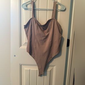 H&M Tan Bodysuit new w/tags